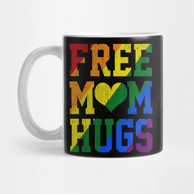 Rainbow free mom hugs heart lgbt pride by Ffree Dad hugs shirt for pride month LGBT